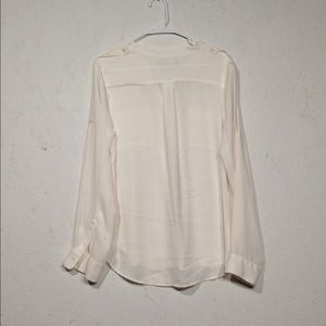 Banana Republic Tops - Banana Republic | Sheer Cream blouse size large Banana Republic Tops - Banana Republic | Sheer Cream blouse size large
